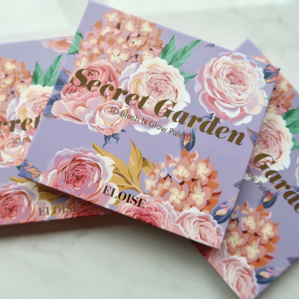 Eloise Beauty 3D Blush N Glow Secret Garden Pallete